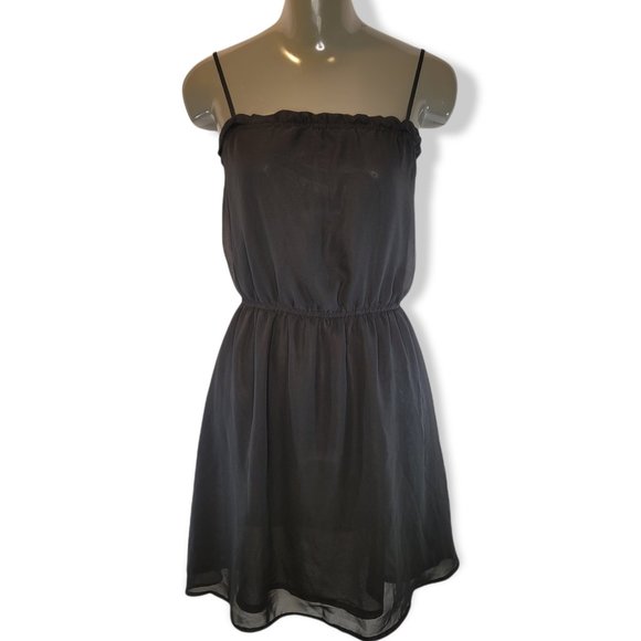 Divided by H&M Women's Black Sleeveless Fit and Flare Mini Dress - Size US 8 EUR - Picture 1 of 4